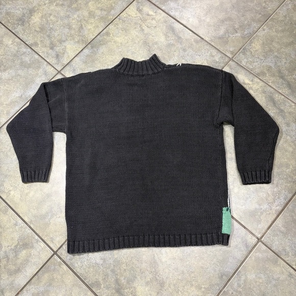 Vtg Halloween Pumpkin Harvest Embroidered Sweater M Grandma RARE Premimum Boho - Picture 8 of 8